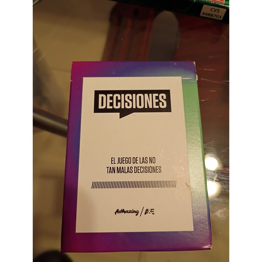 Decisions El Juego Las No Tan Malas Decisiones Party Game